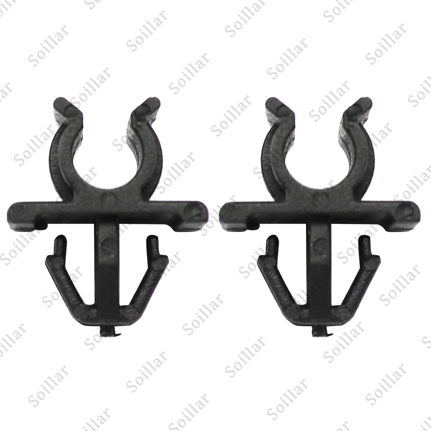 2 Pcs Car Hood Support Prop Rod Holder Clip 65722-JA000 For Nissan Plastic Black