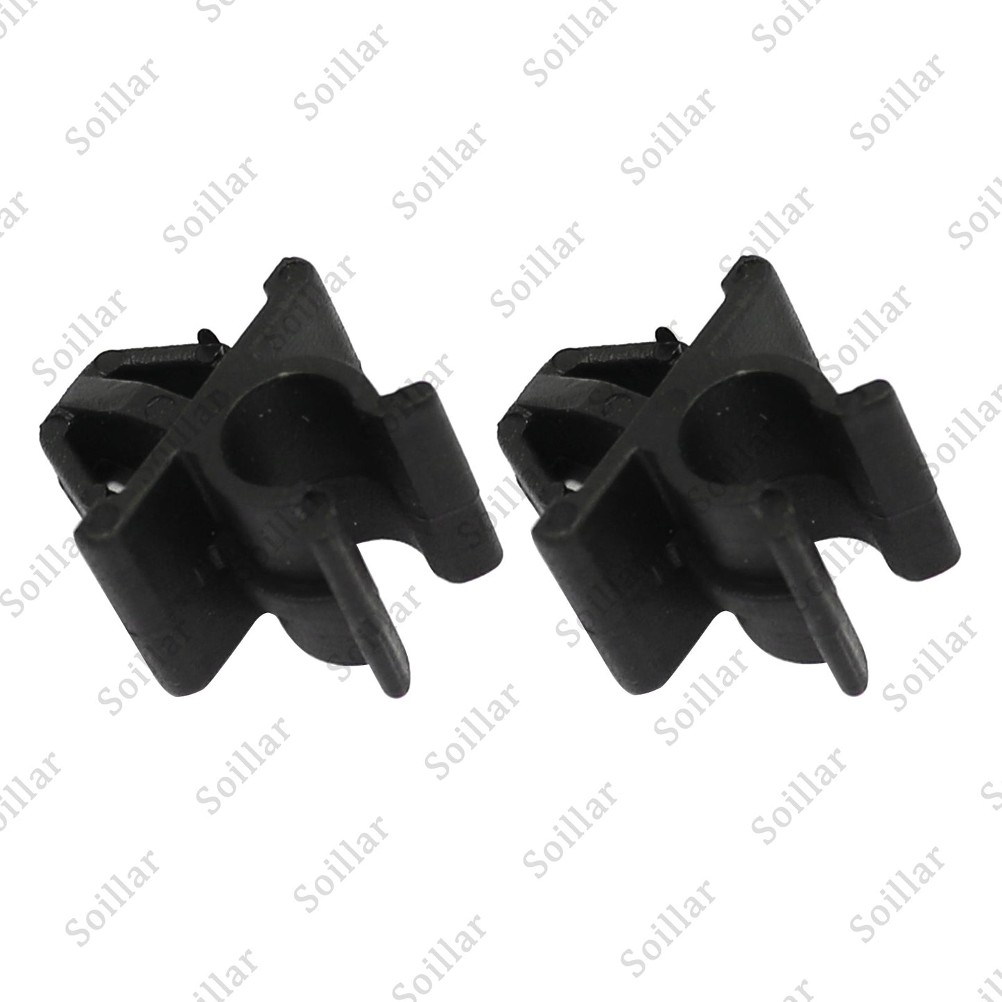 2 Pcs Car Hood Support Prop Rod Holder Clip 65722-JA000 For Nissan Plastic Black