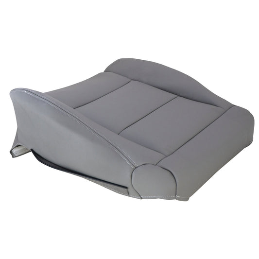 Front Passenger Bottom Leather Seat Cover For Toyota Land Cruiser 1998-2007 Gray