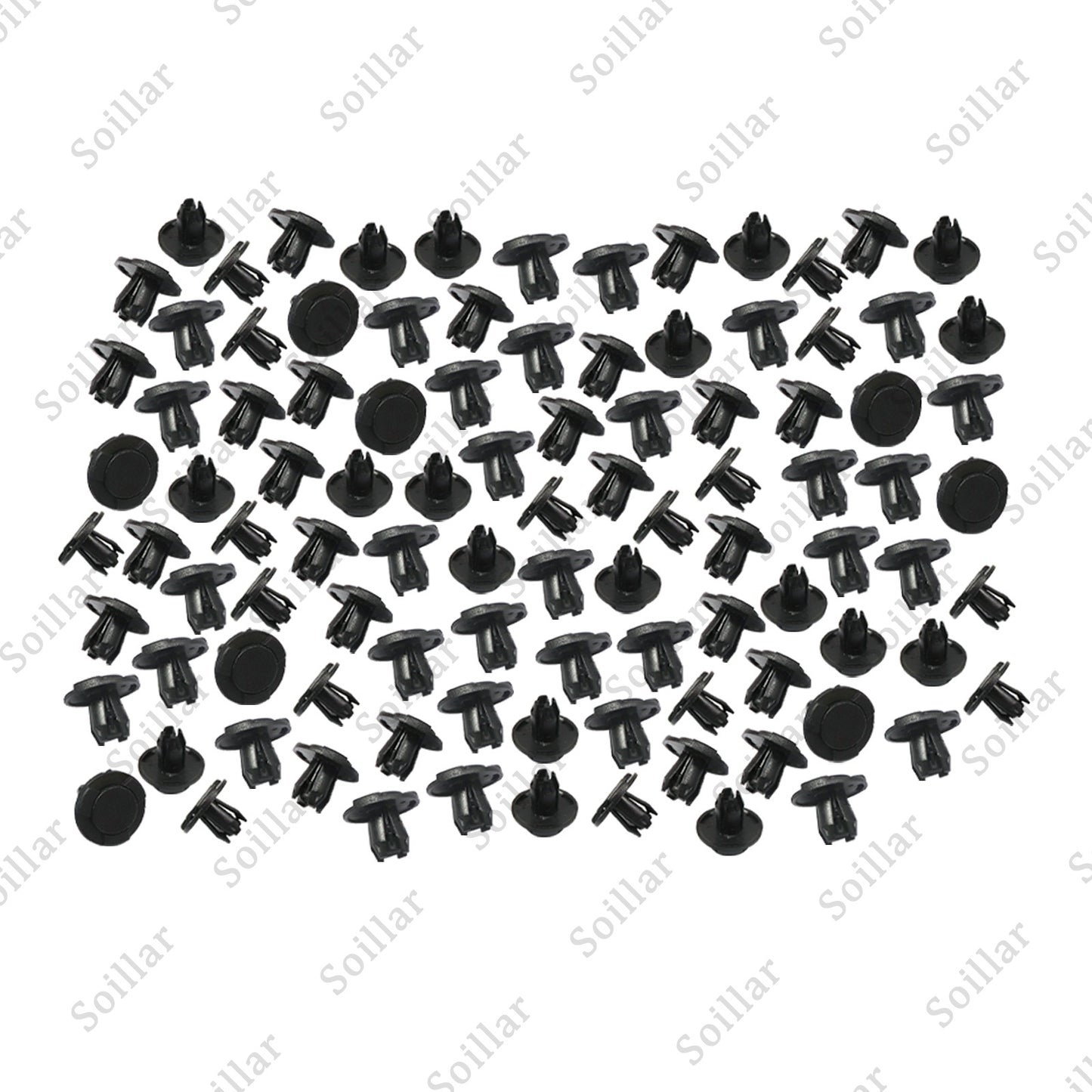 100Pcs Fit for Nissan Infiniti Cowl Bumper Fender Liner Push Clips 01553-05323
