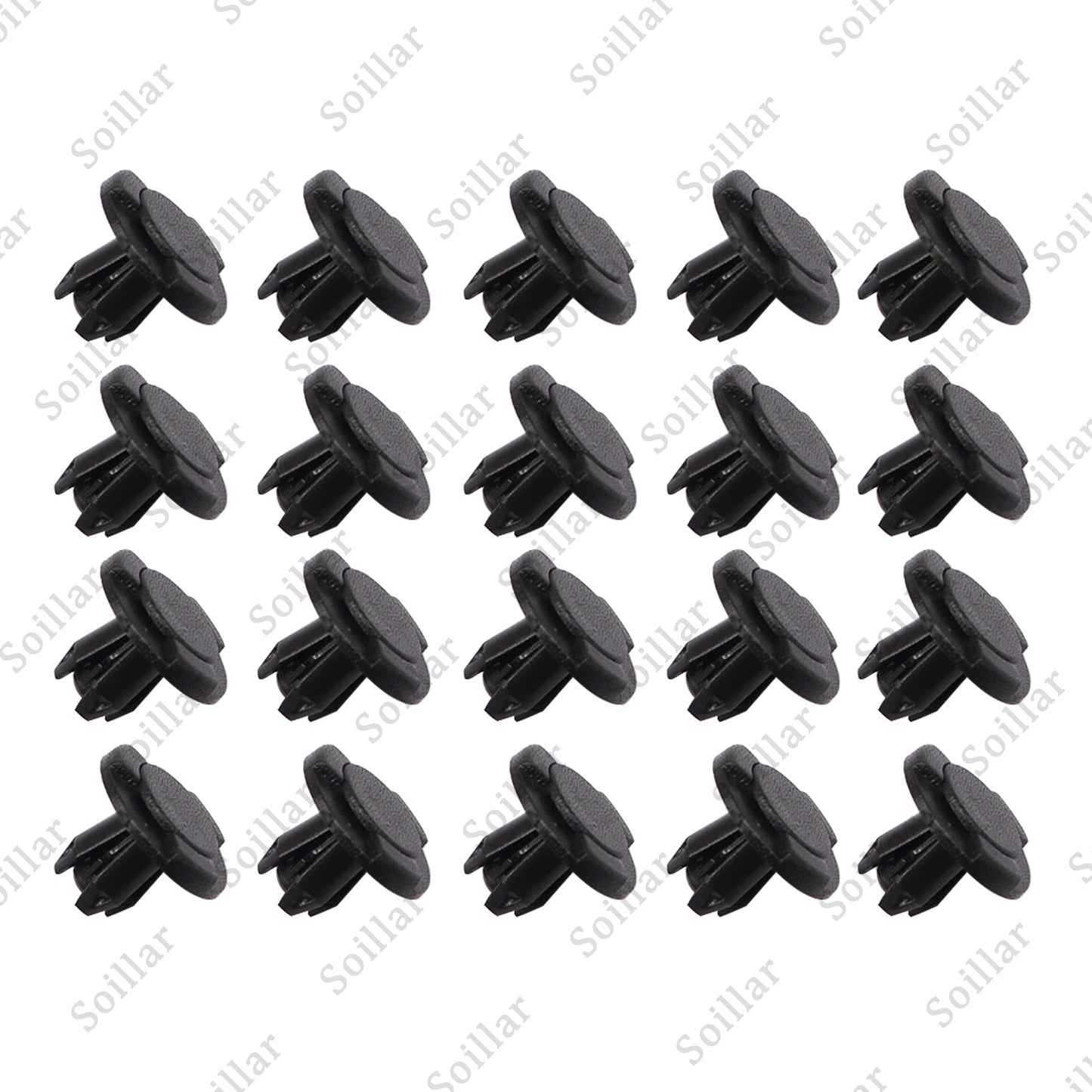 100Pcs Fit for Nissan Infiniti Cowl Bumper Fender Liner Push Clips 01553-05323
