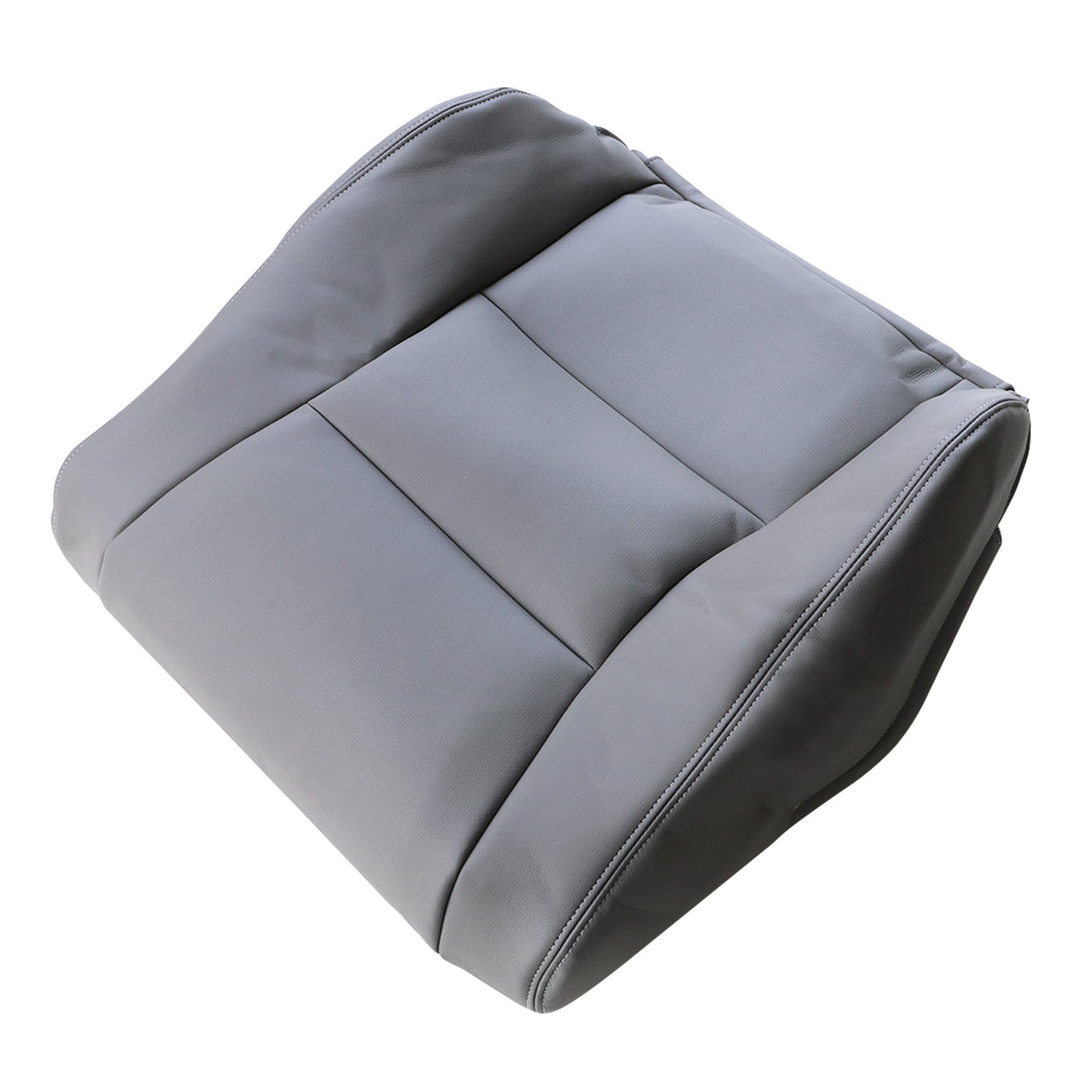 For 1998-07 Toyota Land Cruiser Driver / Passenger Top Leather Seat Cover Gray