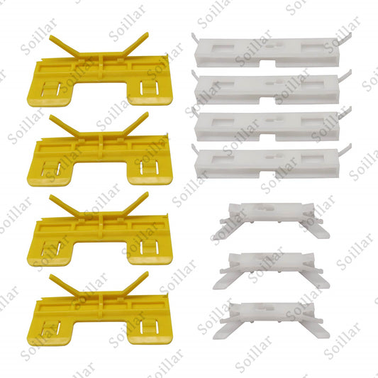 11* Windshield Roof Moulding Clips Repair Set For 2007 2008-2011 Honda Civic