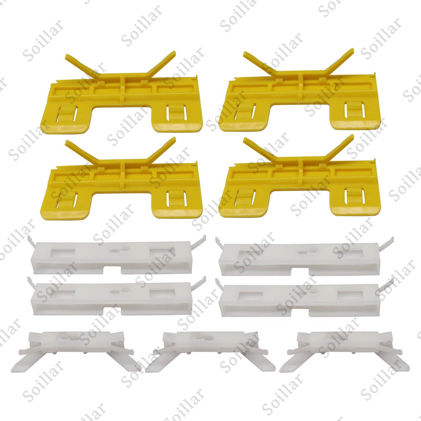 11* Windshield Roof Moulding Clips Repair Set For 2007 2008-2011 Honda Civic