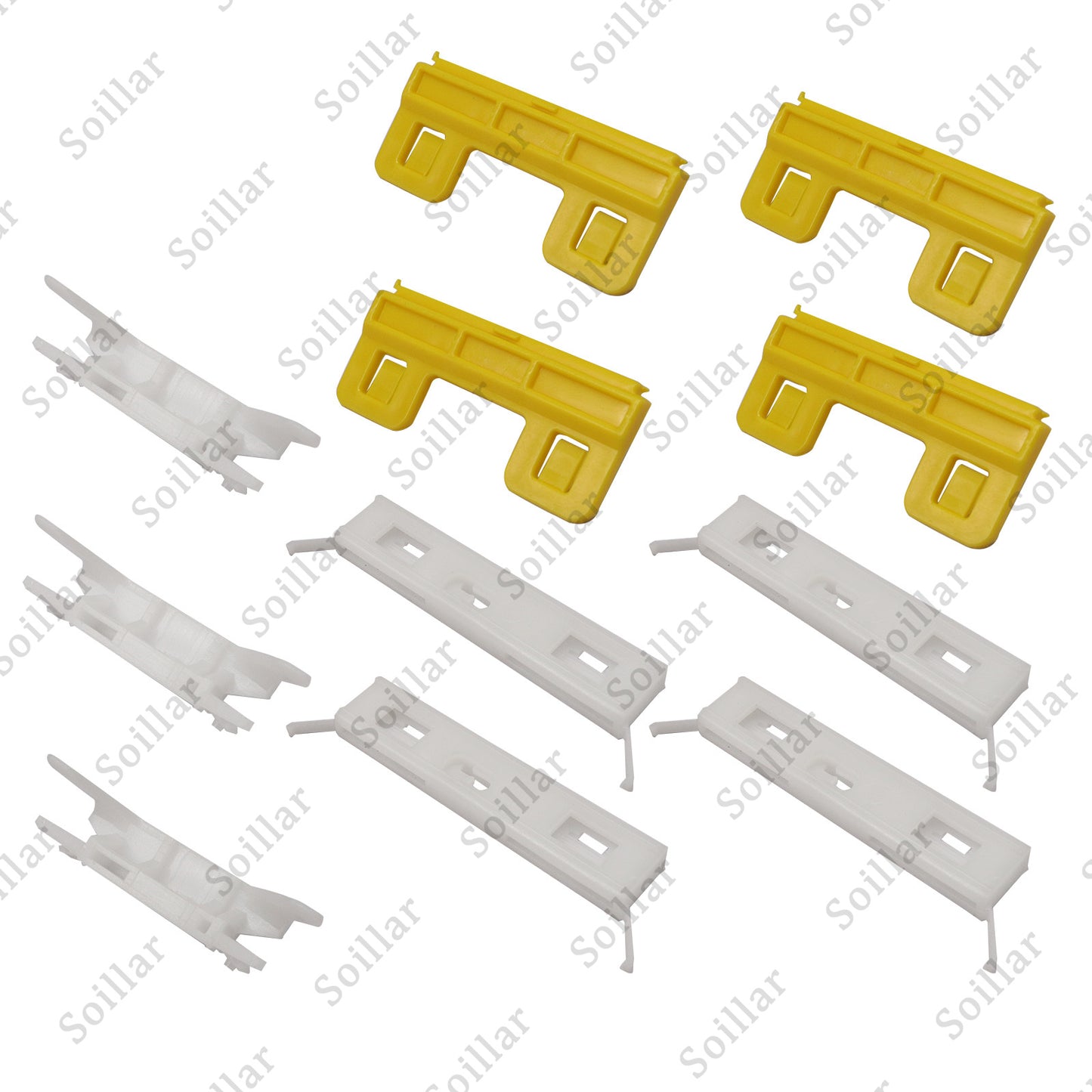 11* Windshield Roof Moulding Clips Repair Set For 2007 2008-2011 Honda Civic