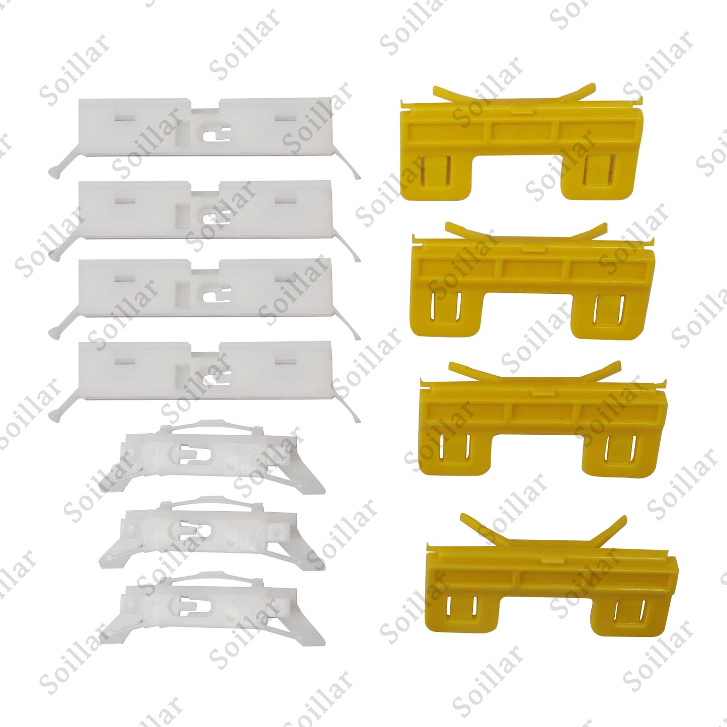 11* Windshield Roof Moulding Clips Repair Set For 2007 2008-2011 Honda Civic