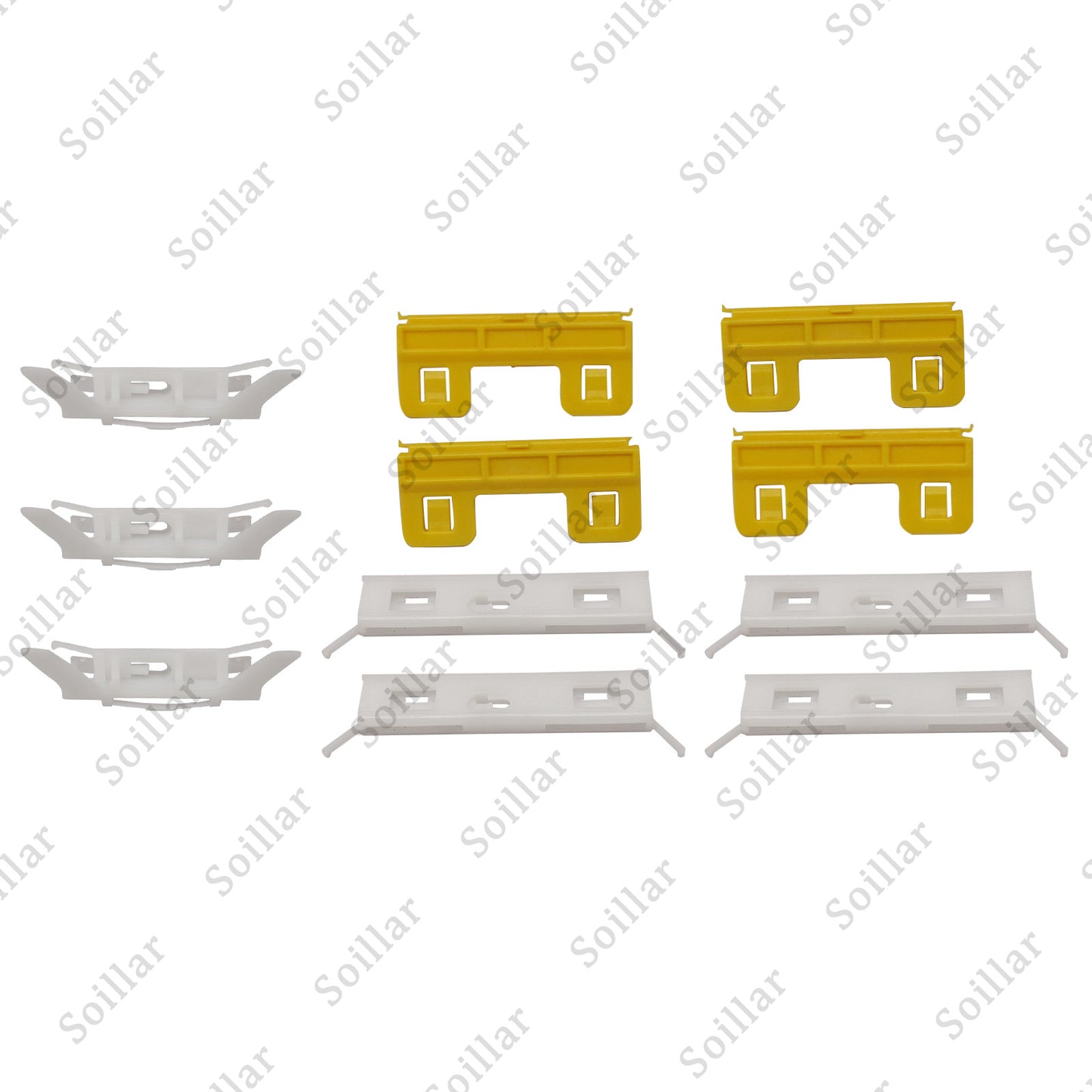 11* Windshield Roof Moulding Clips Repair Set For 2007 2008-2011 Honda Civic