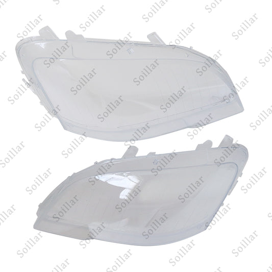 Left + Right Headlight Lens Headlamp Covers Fits Benz ML ML350 W164 2009-2011