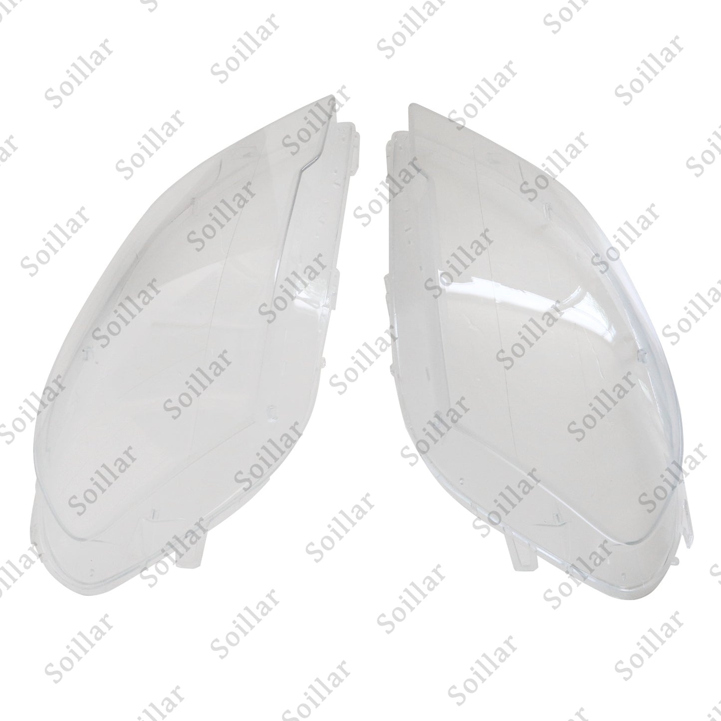 Left + Right Headlight Lens Headlamp Covers Fits Benz ML ML350 W164 2009-2011