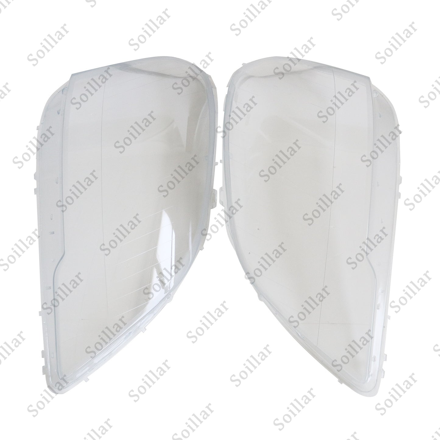 Left + Right Headlight Lens Headlamp Covers Fits Benz ML ML350 W164 2009-2011