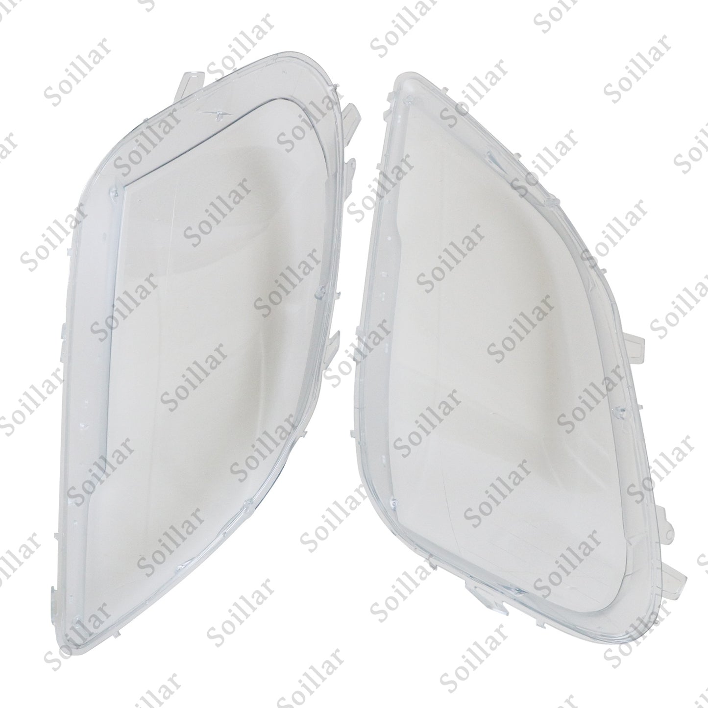 Left + Right Headlight Lens Headlamp Covers Fits Benz ML ML350 W164 2009-2011