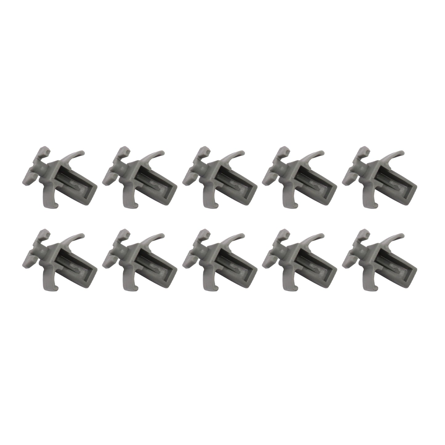 Set of 10 Grille Retainers Clips for Subaru Forester Legacy 91059FC090 Grey