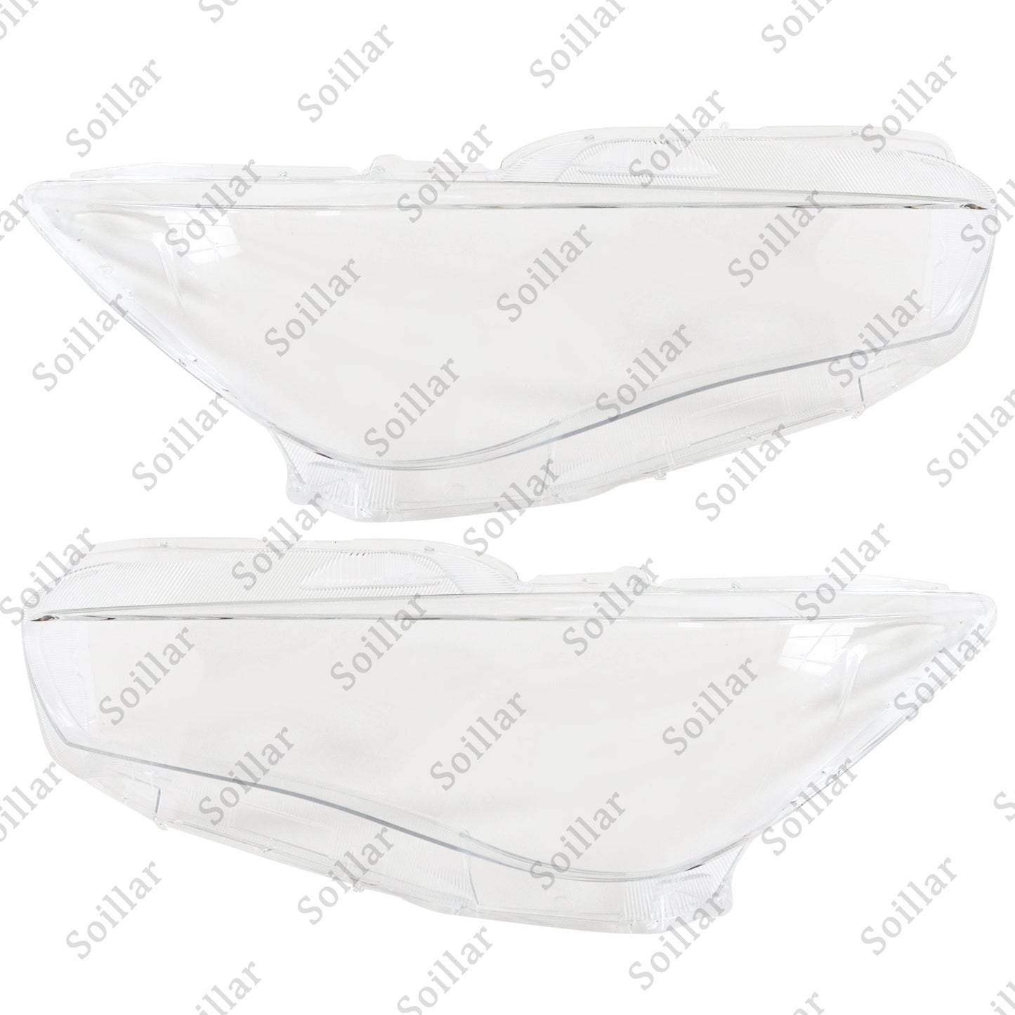 Headlight Pair Headlamp Lens Cover For Infiniti Q50 2014-2021 Front Left Right