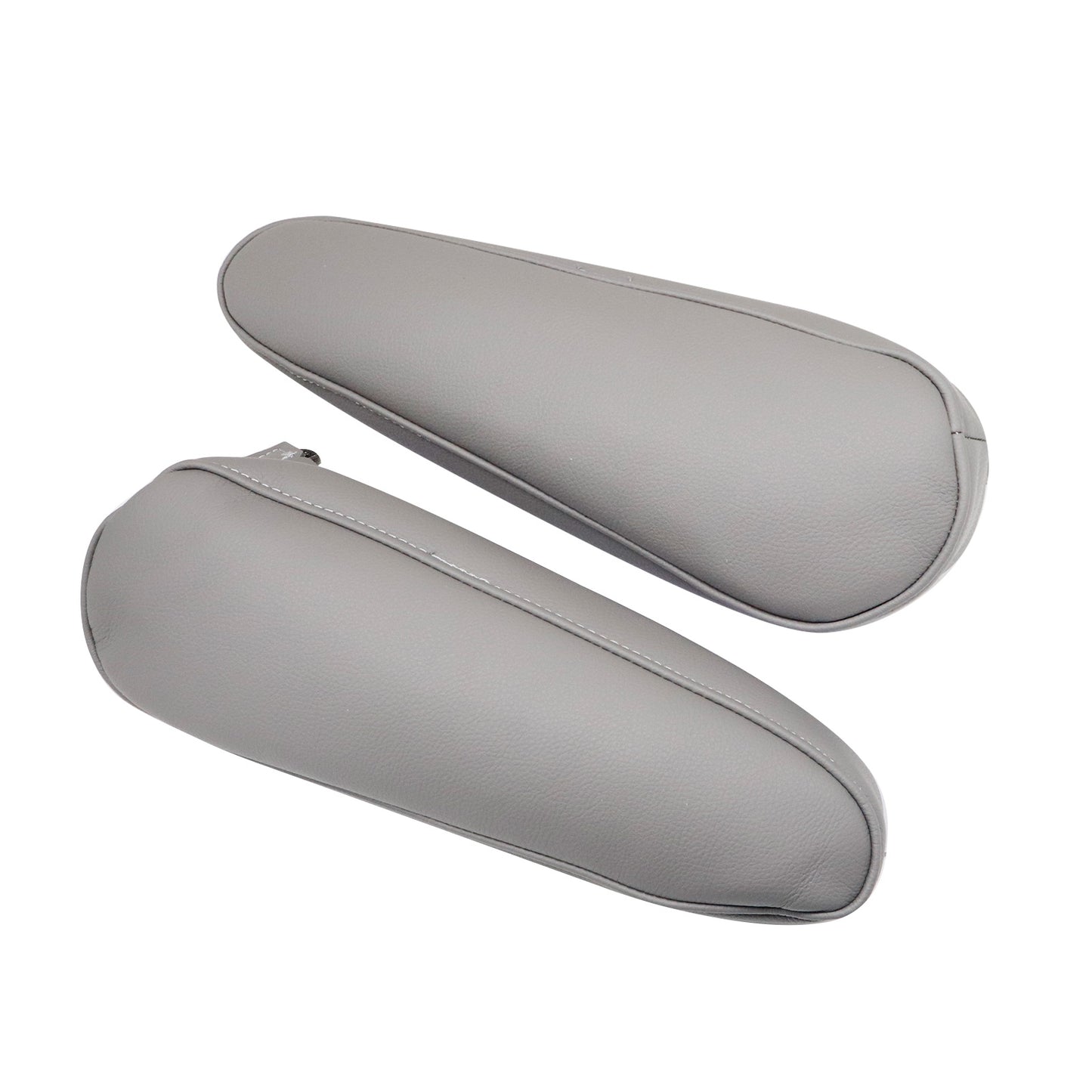Front Seat Gray Leather Armrest Cover Fits For 1998-2007 Toyota Land Cruiser