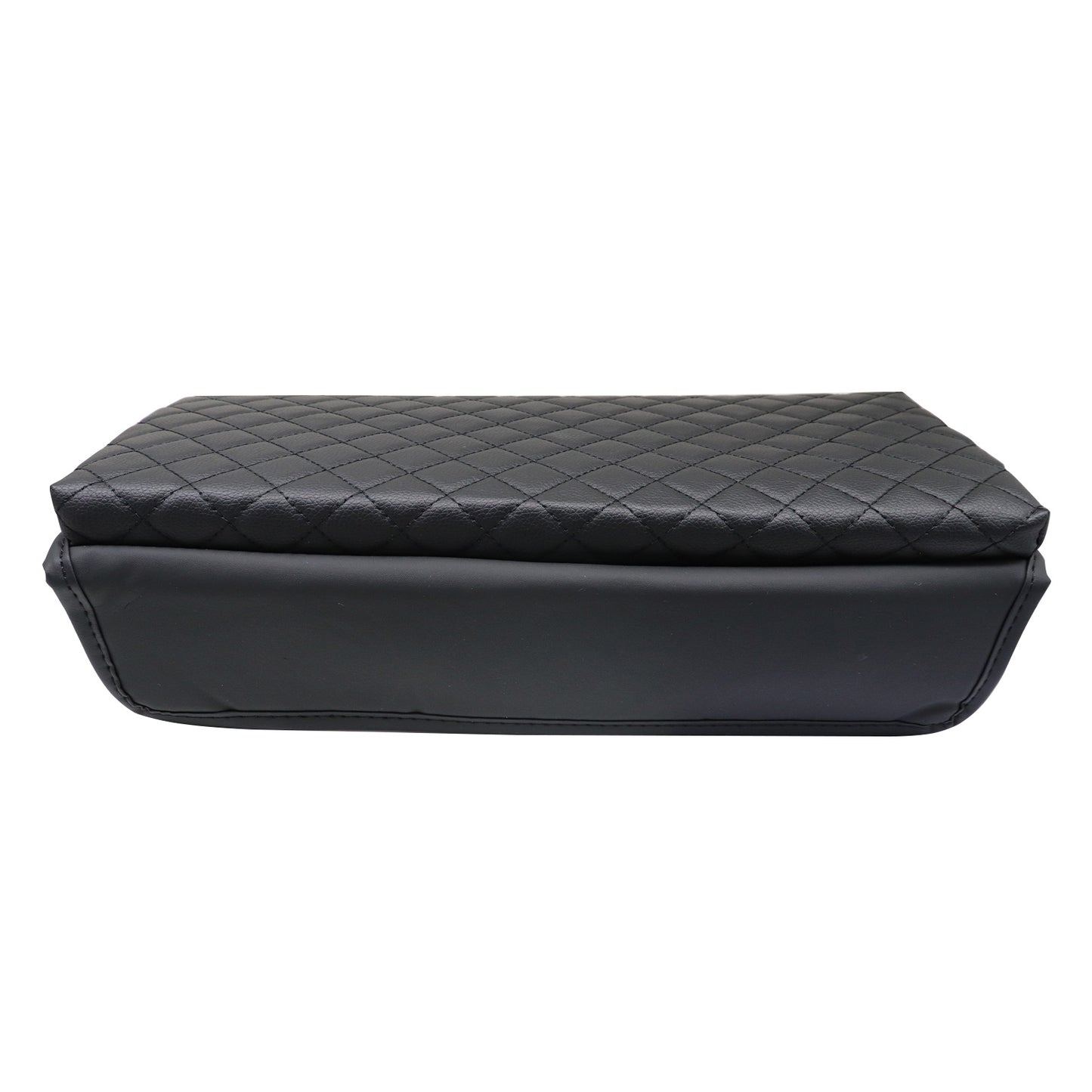 For Nissan Maxima 2009 2010-2014 Center Console Armrest Cover Pad BLACK Leather