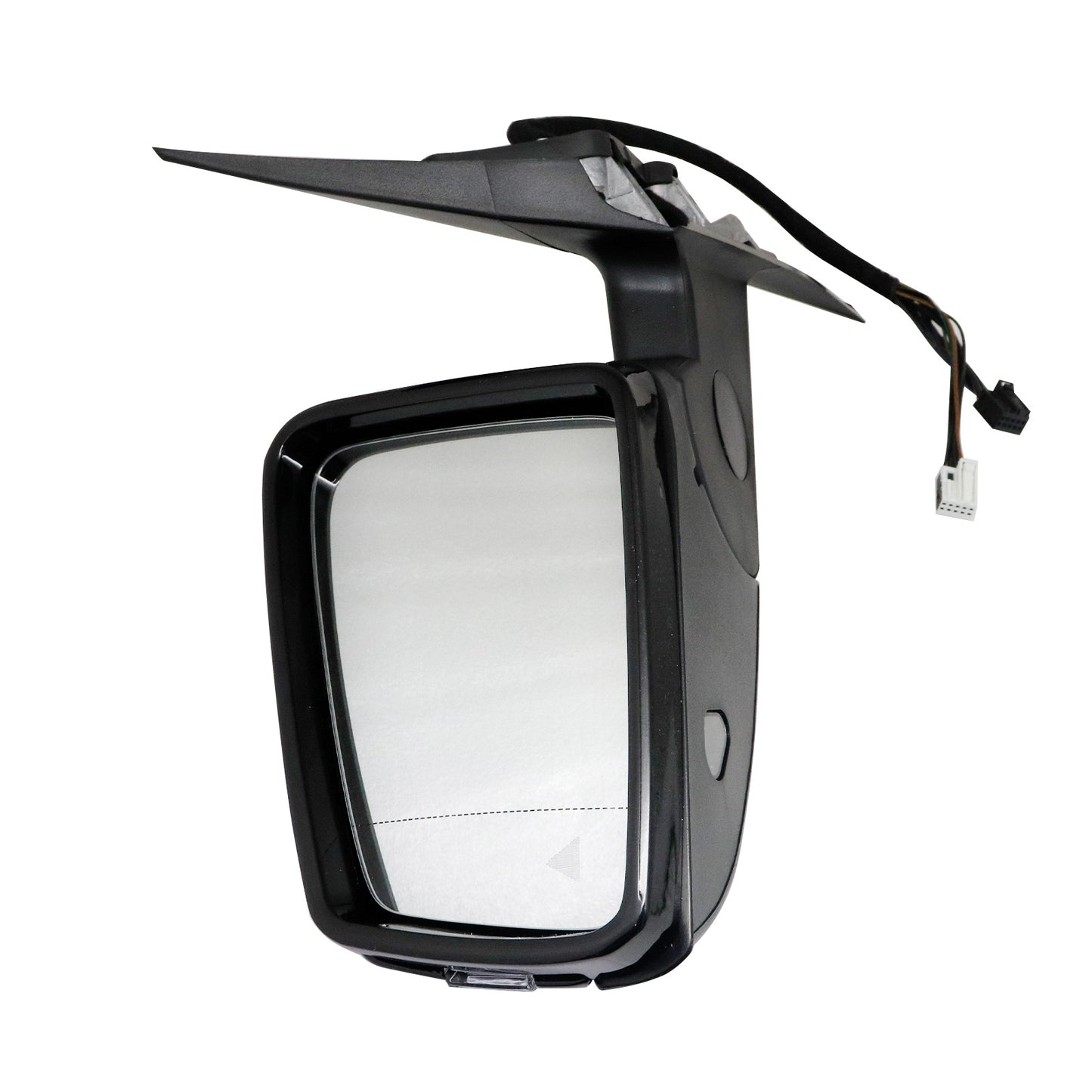 BLACK LEFT DRIVER MIRROR WITH BLIND SPOT FIT FOR mercedes 2014-2018 CLA250 CLA45