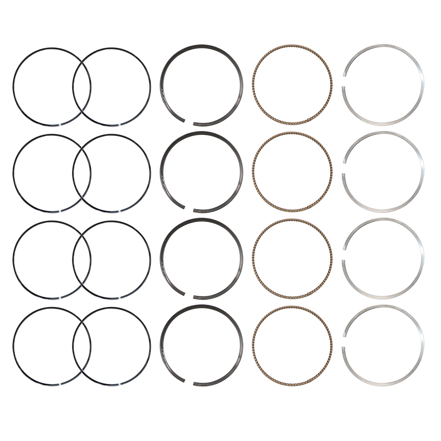 Engine Piston Rings Set For 2014-2019 Hyundai Elantra Forte Soul 23040-2E200