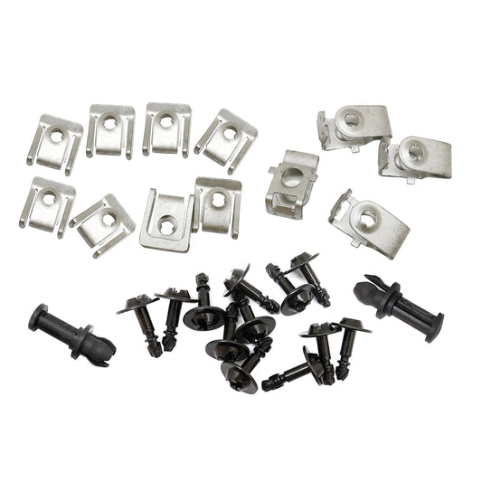 26X For AUDI A4 B8 A5 Q5 Undertray Engine Under Cover Fixing Clips Screw Kit