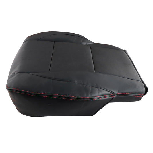 Red Seam For 2005-2015 Nissan Titan PRO-4X Left Front Driver Bottom Seat Cover