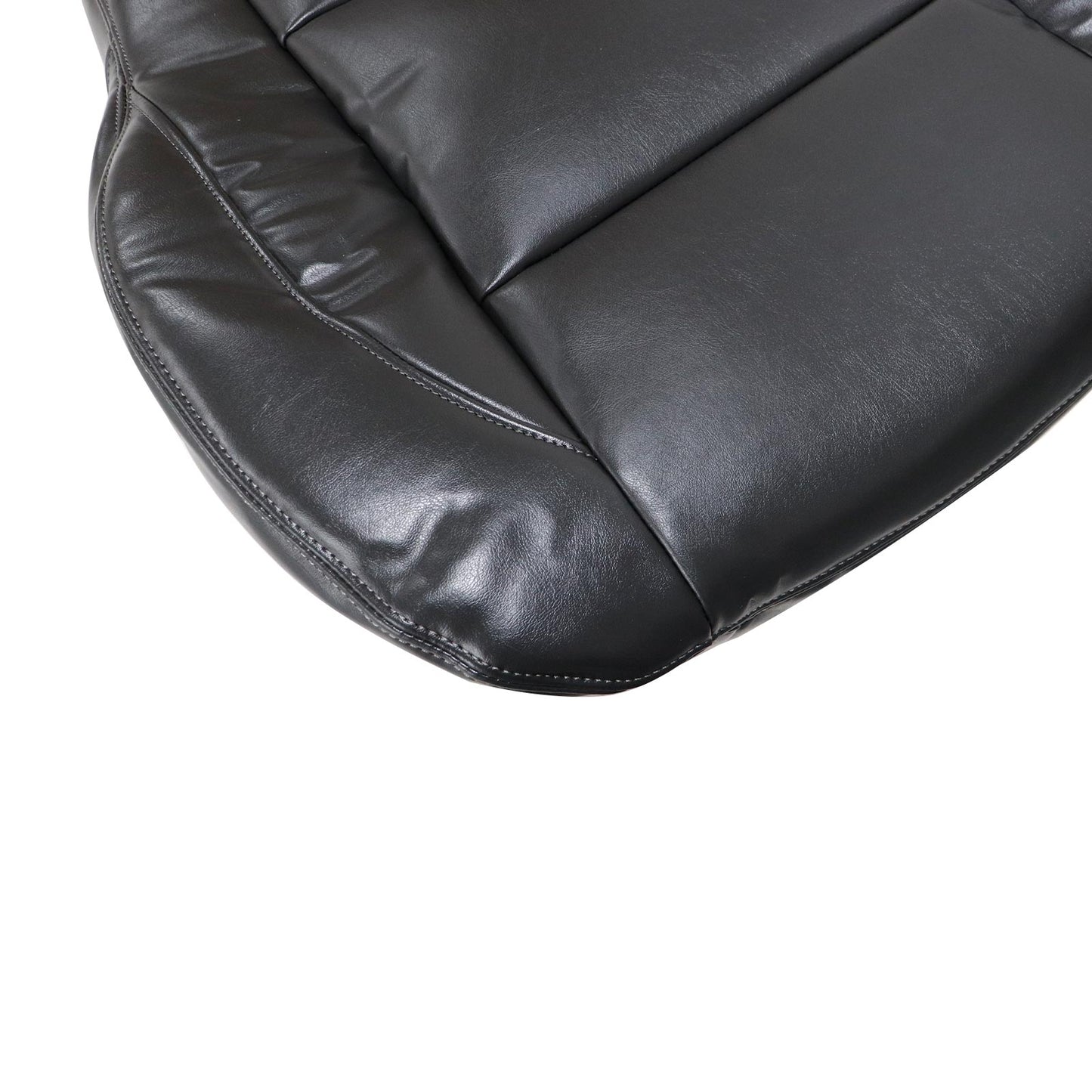 For 2005-15 Nissan Titan SV SL Left Driver Bottom Leather Seat Cover Dark Gray
