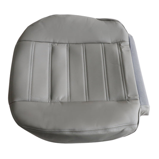 Driver Side Bottom Leather Seat Cover Gray For 2003 to 2007 Hummer H2