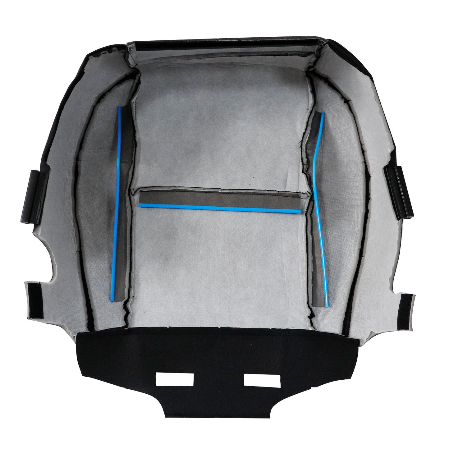 For 2007-2014 GMC Sierra 1500 2500HD 3500HD Driver Bottom Cloth Seat Cover Black