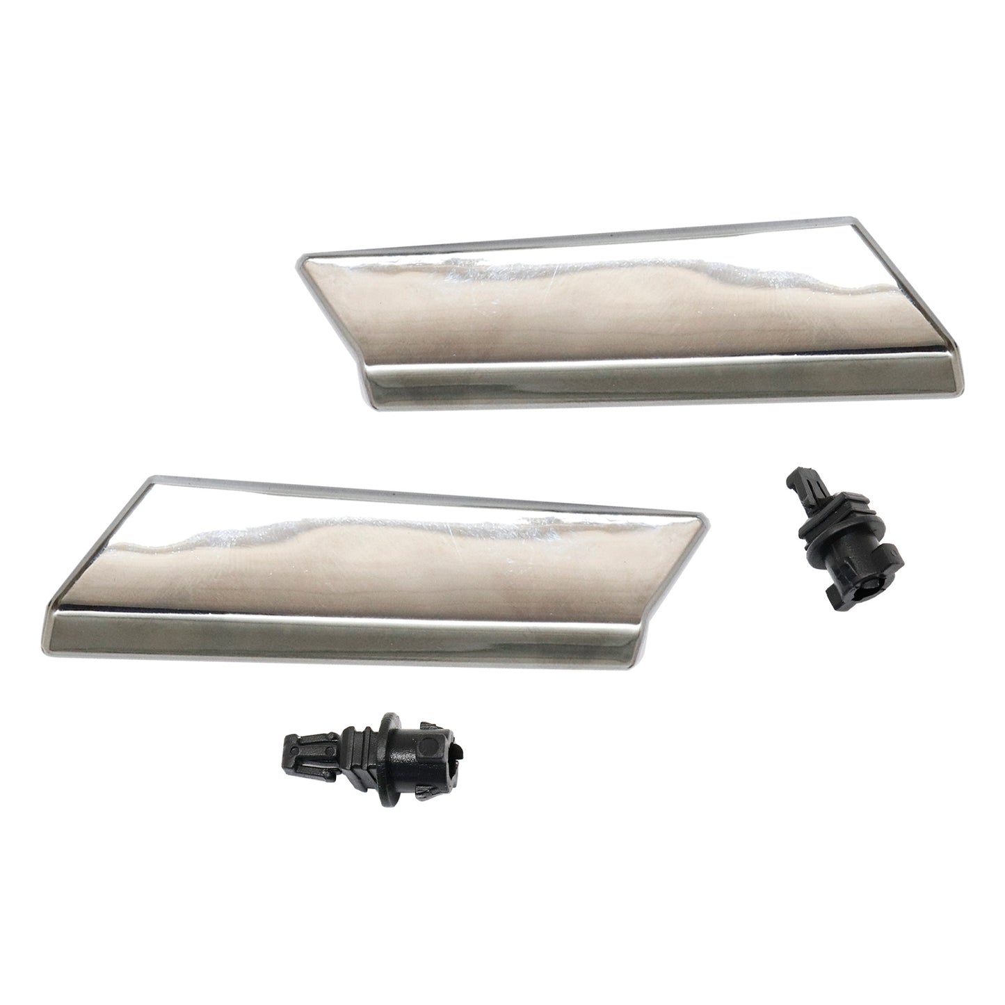 Right+Left Headlight Washer Nozzle Cover Chrome For LEXUS GS300 GS350 2006-2011