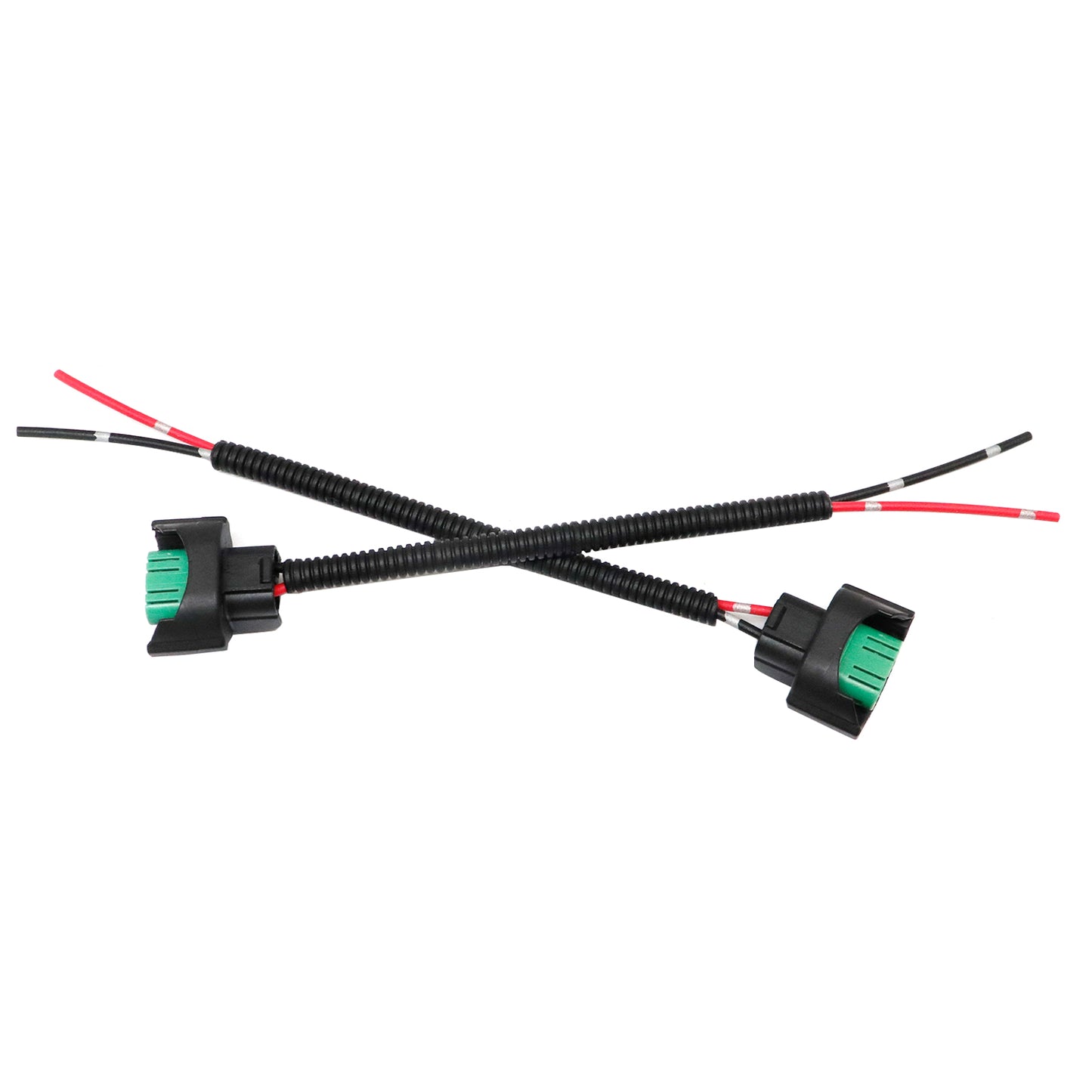 2 PCS Wire Pigtail Female C H11 Two Harness Fits Fog Light Bulb Lamp Connector