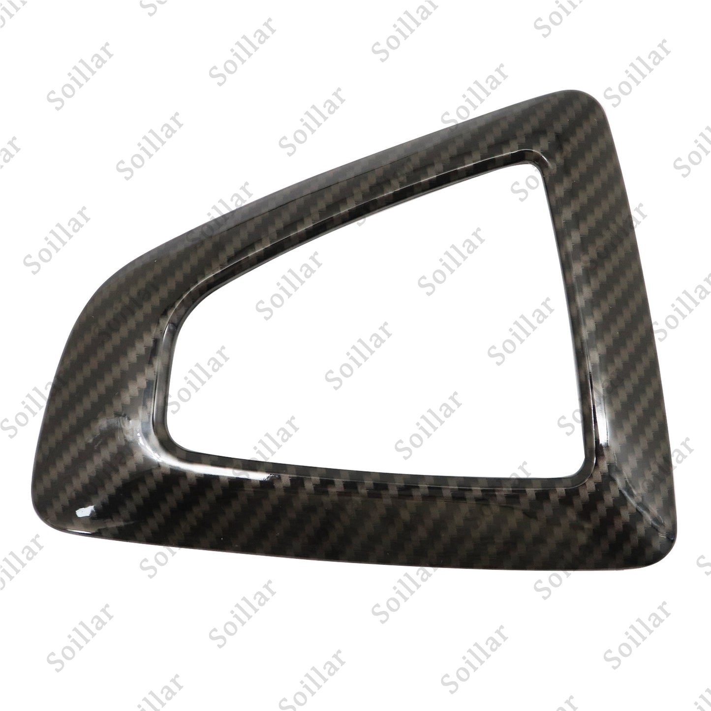 For BMW F20 F30 F22 F32 X3 X4 ABS Gear Shift Knob Panel Carbon Fiber Style Cover