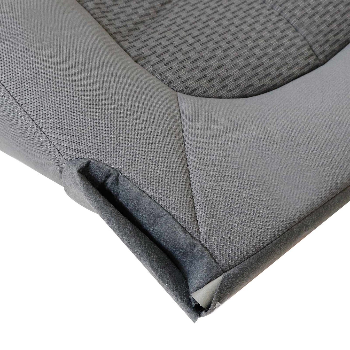 Driver Bottom Cloth Seat Cover Gray For 2011-2016 Ford F250 F350 F450 F550 XLT