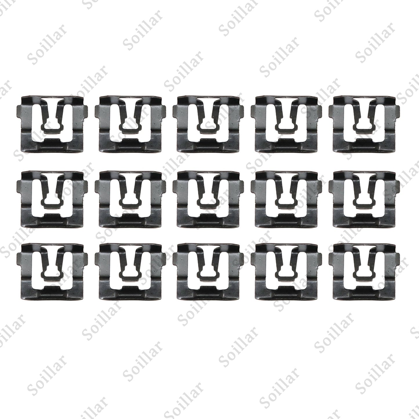 15Pcs Front Windshield Rear Window Reveal Trim Molding Clips Fit Chrysler Dodge