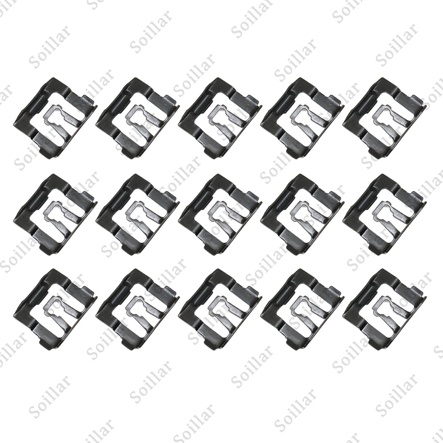 15Pcs Front Windshield Rear Window Reveal Trim Molding Clips Fit Chrysler Dodge