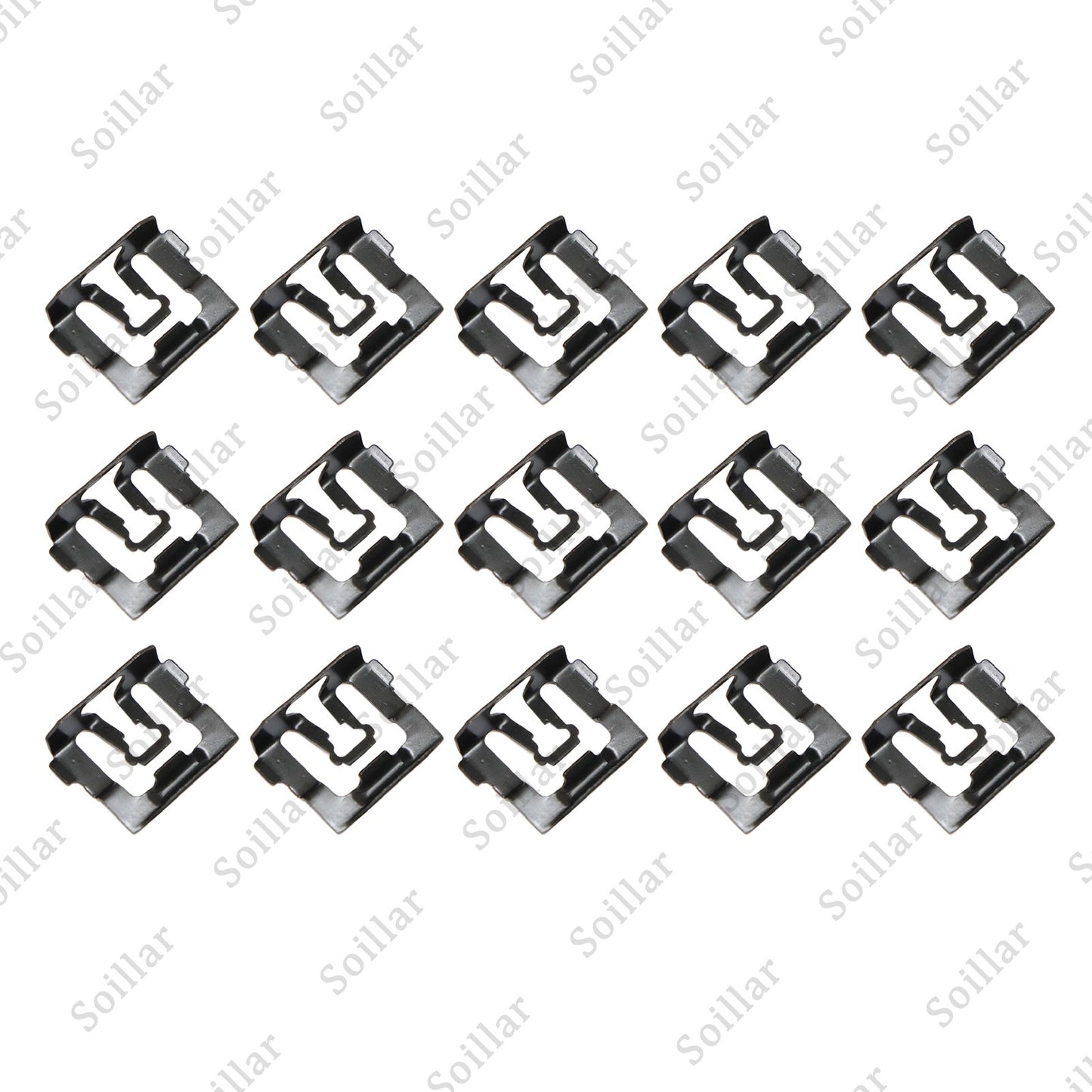 15Pcs Front Windshield Rear Window Reveal Trim Molding Clips Fit Chrysler Dodge