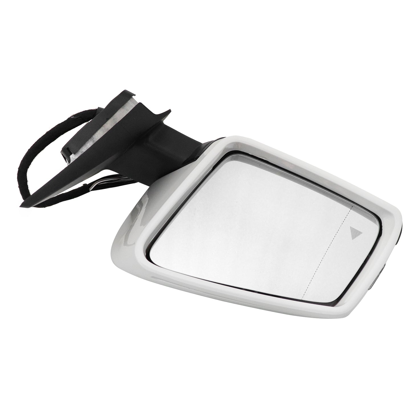 White Driver Left Side Mirror With Blind Spot FOR Mercedes GLA250 GLA45 13-20