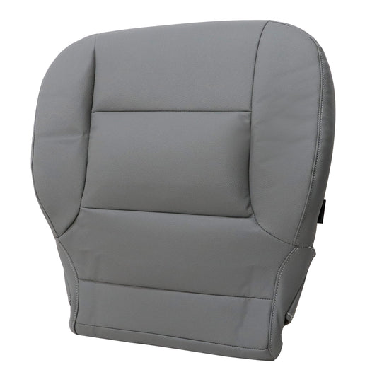 For 2014-2019 Chevy Silverado 1500 2500HD Driver Bottom Leather Seat Cover Gray