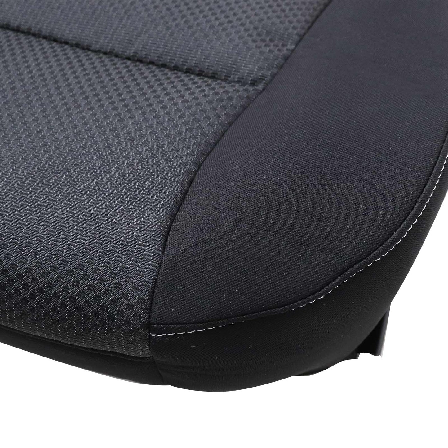 For 2014-2019 GMC Sierra 1500 2500HD 3500HD Driver Bottom Cloth Seat Cover Black
