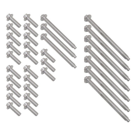 FIT BMW E60 E60N E61 Engine Oil Pan Aluminium Bolt Set NEW 11132210959