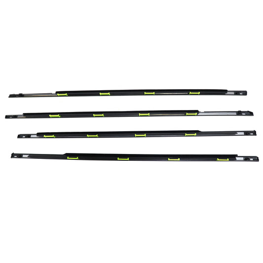 Outer Door Belt Weatherstrip Window Seal Molding Set Fit 96-00 Honda Civic Sedan