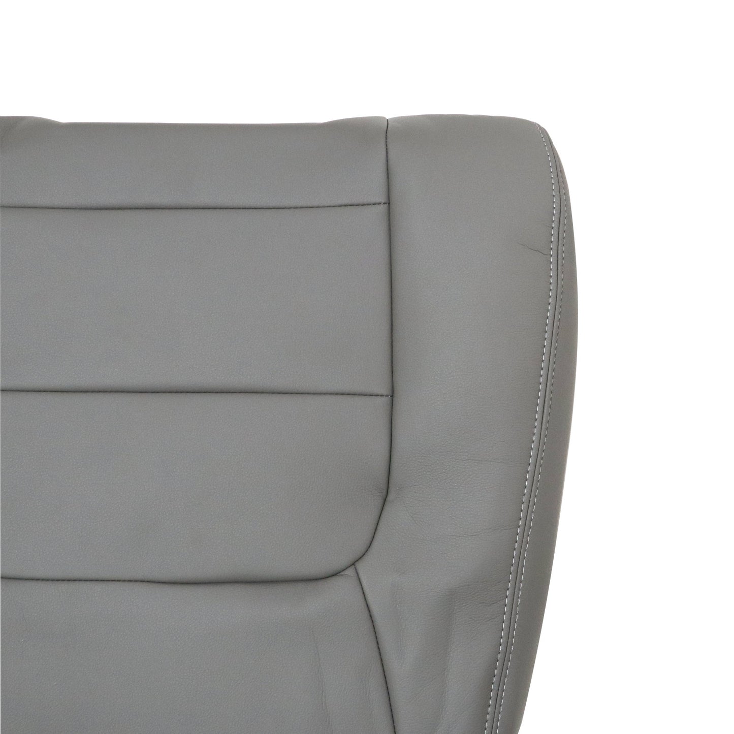 Front Driver Side Lean Back Leather Seat Cover Gray For 1998-2007 Lexus LX470