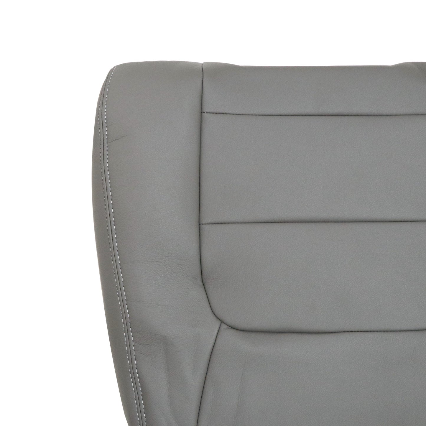 Front Right Passenger Side Top Leather Seat Cover Gray For 1998-2007 Lexus LX470