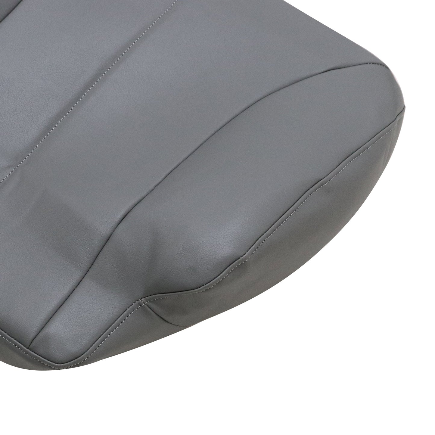 For 2002-2007 International Air Ride Front Driver Bottom Leather Seat Cover Gray