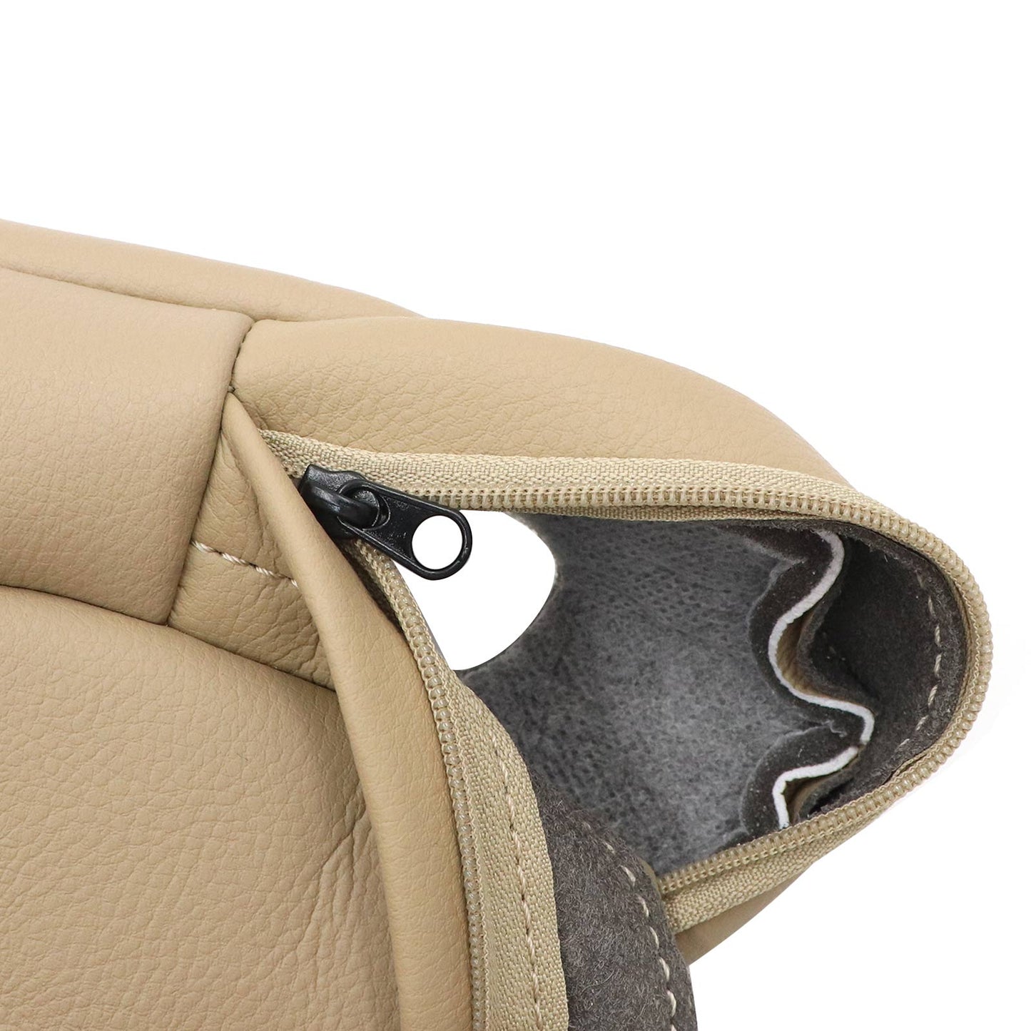 New For Honda CR-V CRV 2007-2009 Leather Front Seat Armrest Cover Beige