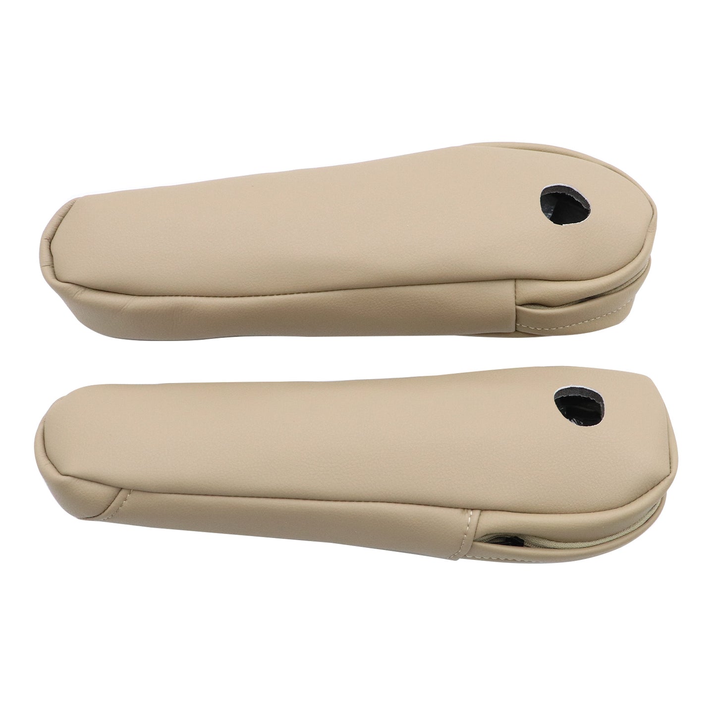 New For Honda CR-V CRV 2007-2009 Leather Front Seat Armrest Cover Beige
