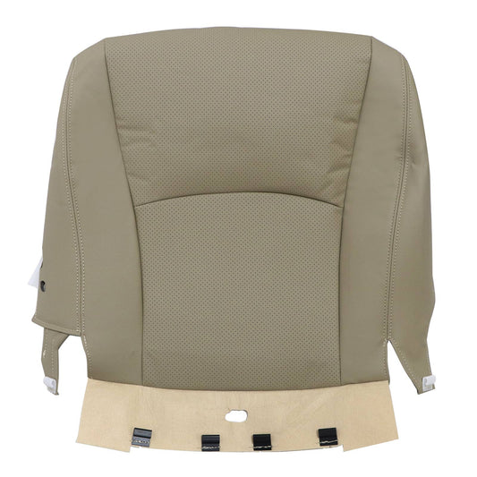 For 2008-2013 Toyota Highlander Driver Bottom Replacement Seat Cover Leather Tan