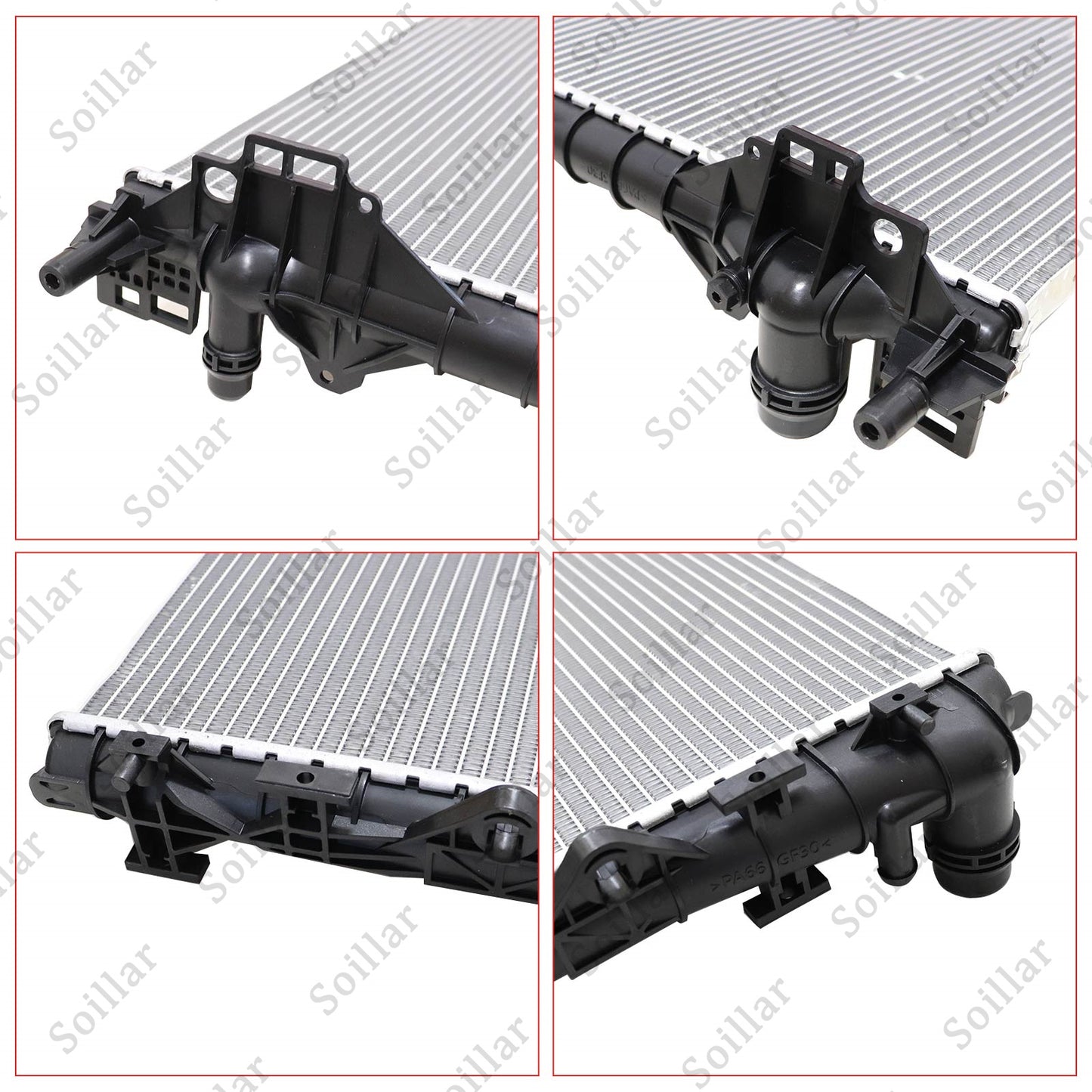 1PCS Radiator w/o oil cooler LR034553 For Land Rover Range Rover Sport 2014-2022