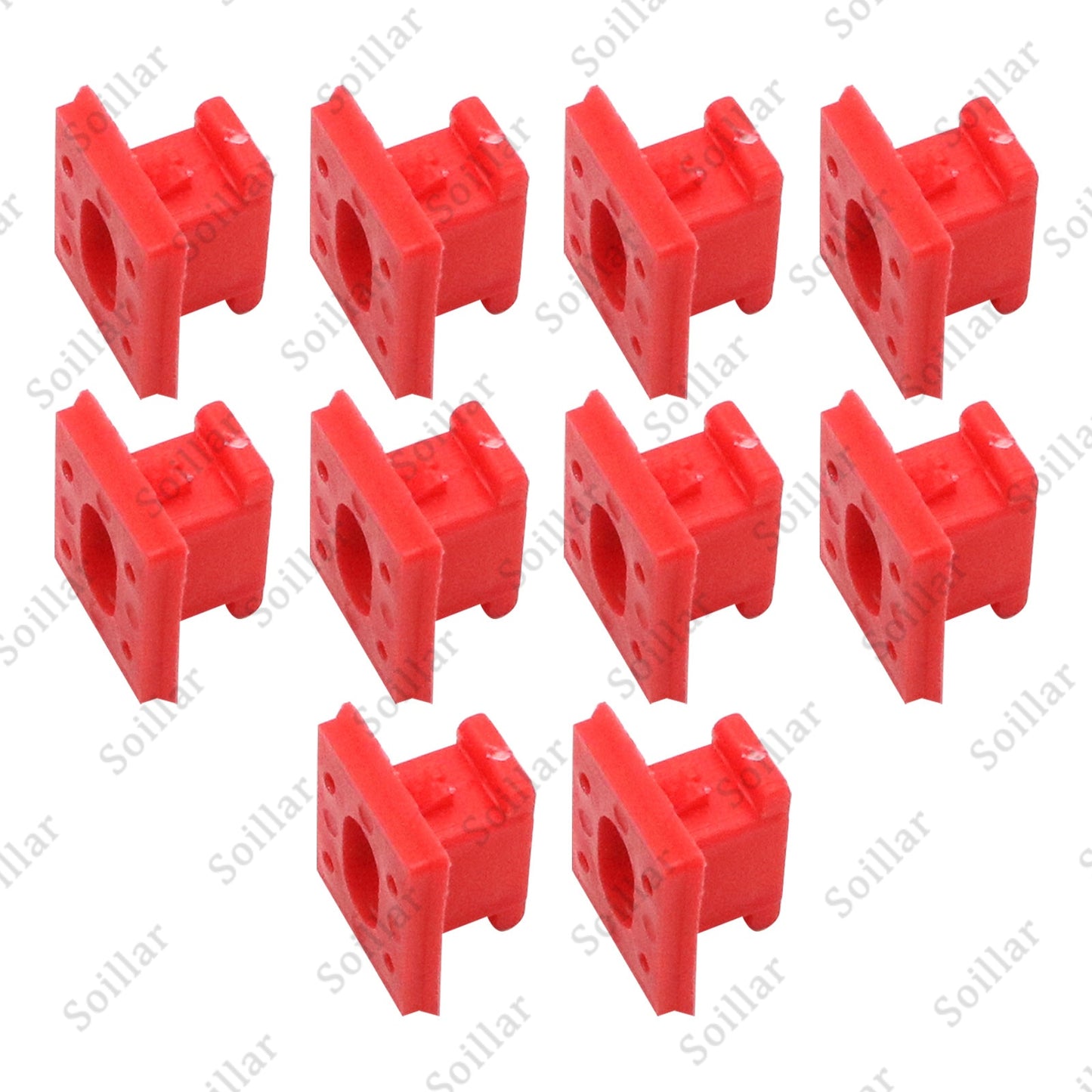 10Pcs Fits BMW 328Ci 2000 Nylon Rivets PushType Bumper Retainer CarClips Set