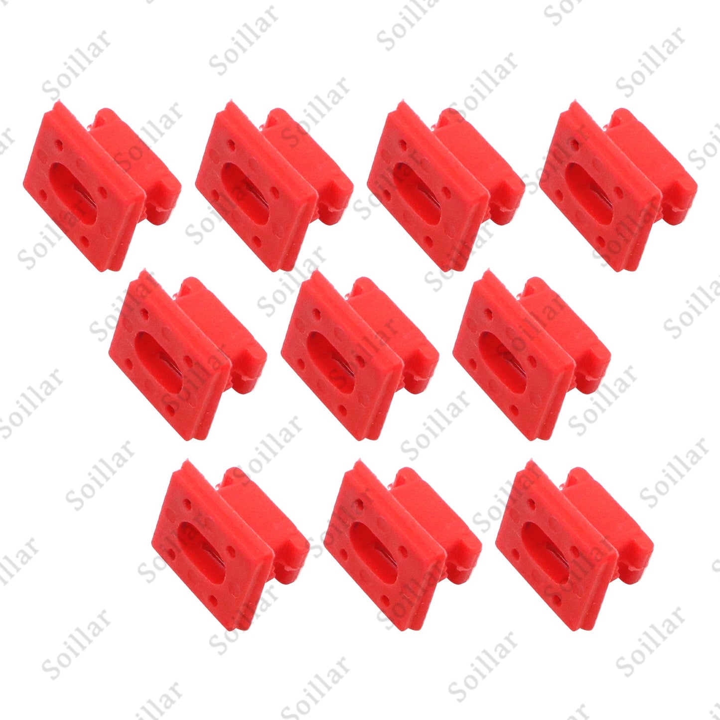 10Pcs Fits BMW 328Ci 2000 Nylon Rivets PushType Bumper Retainer CarClips Set