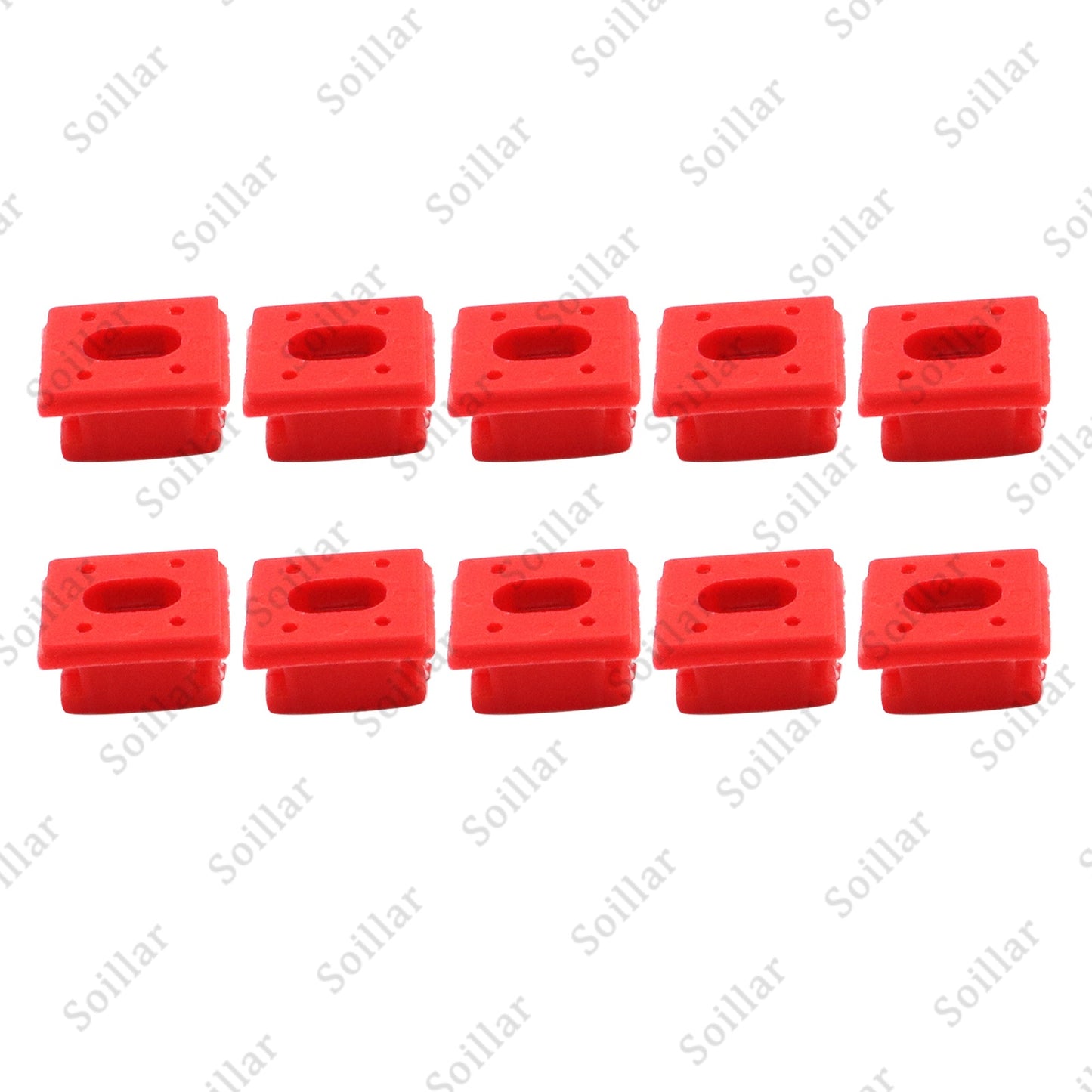 10Pcs Fits BMW 328Ci 2000 Nylon Rivets PushType Bumper Retainer CarClips Set
