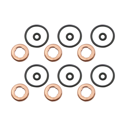6PCS Injector Nozzle Seal Rings Kit Fit For AUDI A5 B8 VW TOUAREG 05A130519