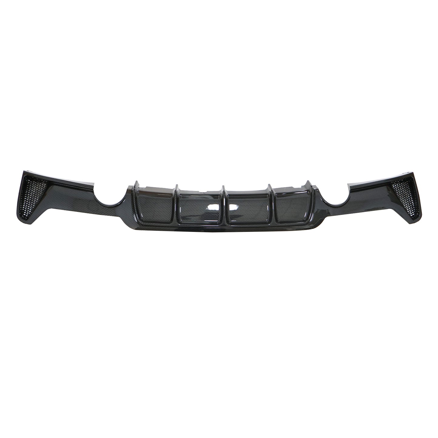 Rear Bumper Lower Lip Diffuser Carbon Style Fits 2014-20 BMW 4 Series M Sport